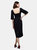 Suzan Dress in Black Cotton