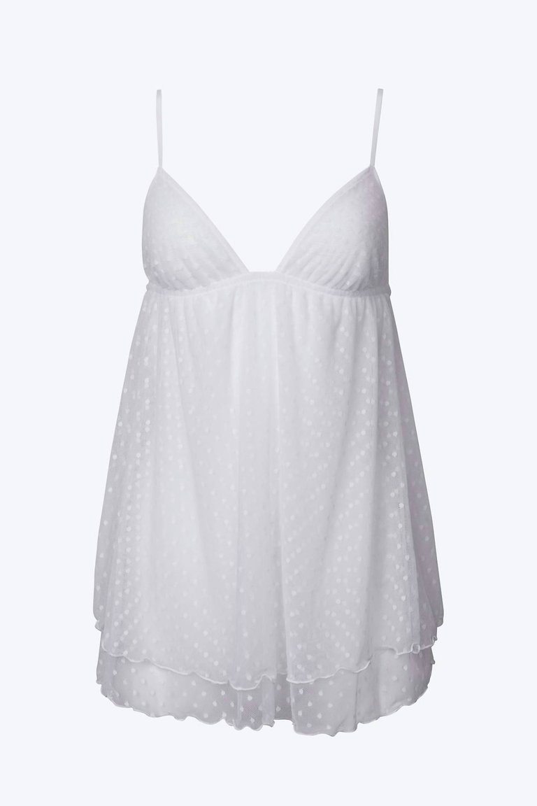 Coucou Lola Dolly Chemise In White - White