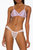 Coucou Lola Ruffle Thong In White