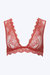 So Fine Lace Tank Bralette In Guava - Guava