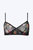 Sylvie Retro Bra In Black Floral - Black Floral