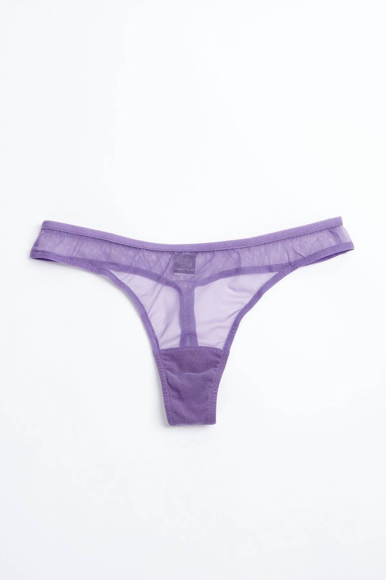 Whisper Basic Thong In Violet - Violet