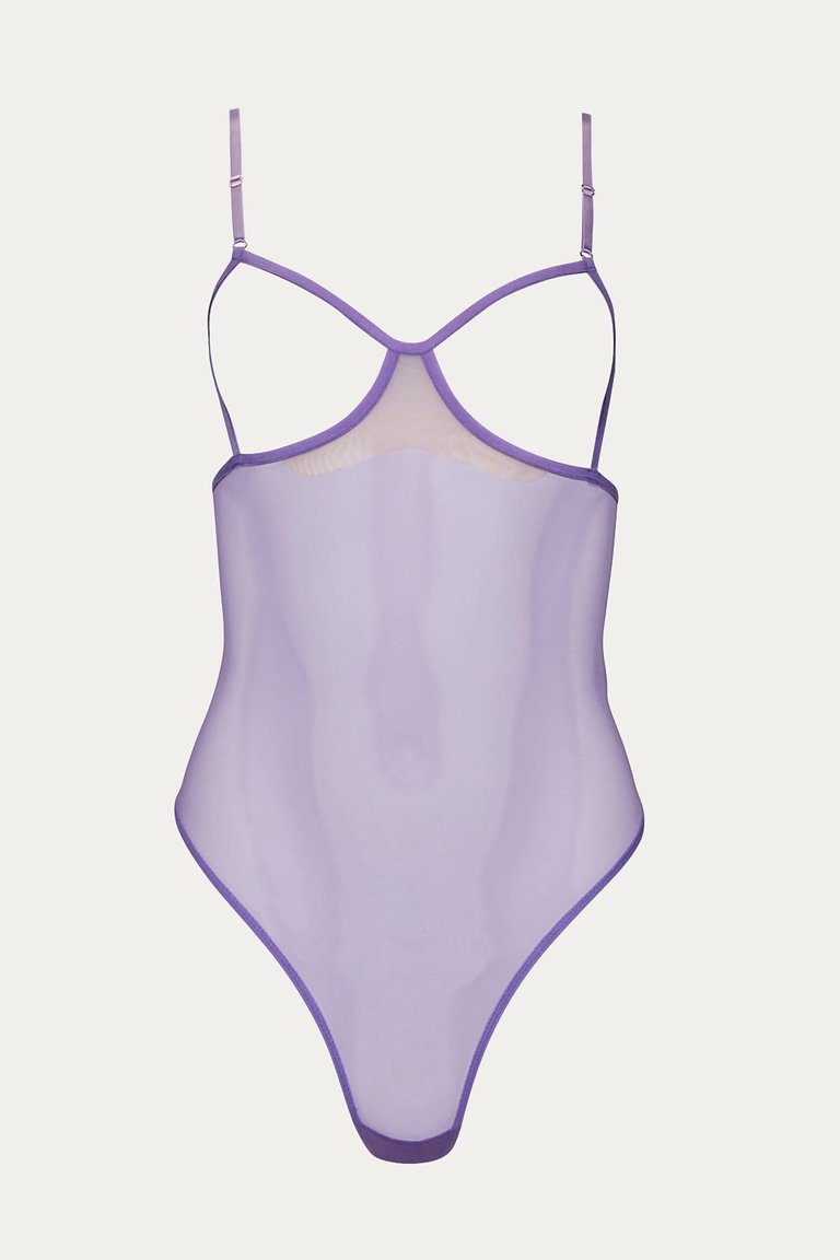 Whisper Bonjour Bodysuit In Violet - Violet