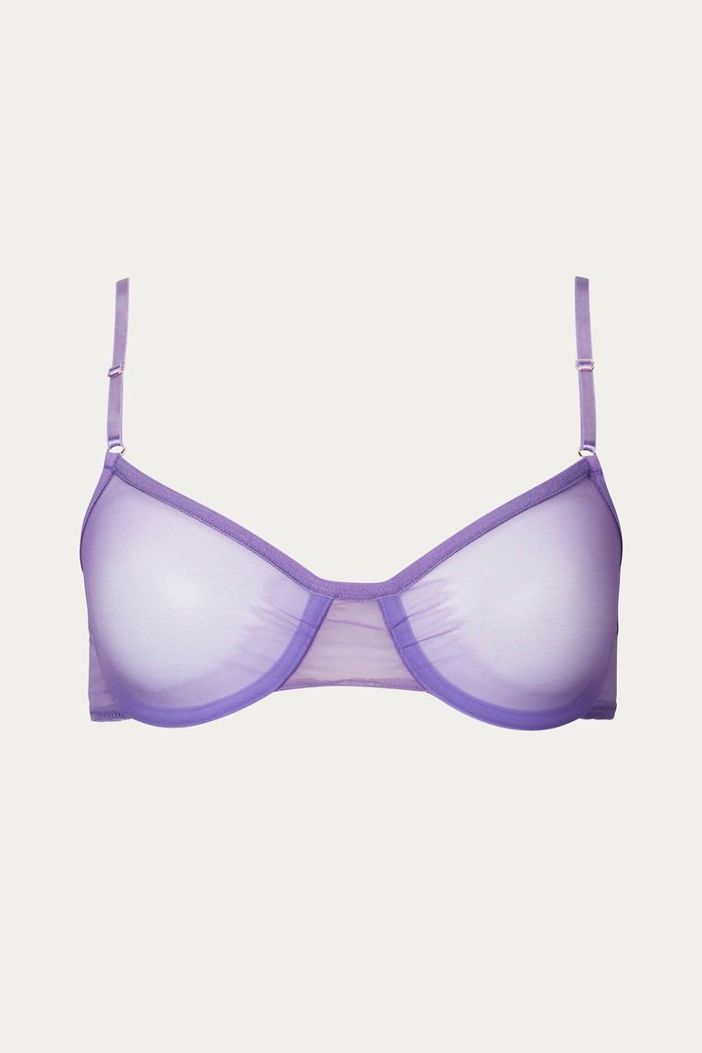 Whisper Underwire Bra In Violet - Violet