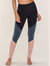 High Rise Track Legging - Black / Wise Wolf / Blush Rib