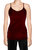 USA Made Ooh la la Stretch Velvet Camisole with Built in Shelf Bra