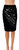Usa Made Ooh La La Womens Fully Lined Sequin Pencil Skirt W Soft Stretch Waistband
