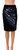 Usa Made Ooh La La Womens Fully Lined Sequin Pencil Skirt W Soft Stretch Waistband