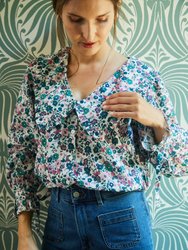 Daisy Winter Floral Blouse