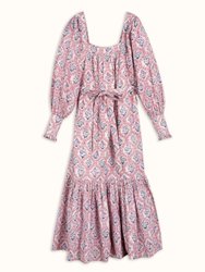 Mabel Pink Block Print Dress