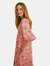 Molly Dress Pink Mixed Floral Block Print