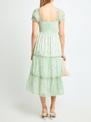 Cypress Dress - Green Floral