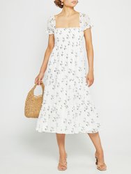 Cypress Dress - White Floral