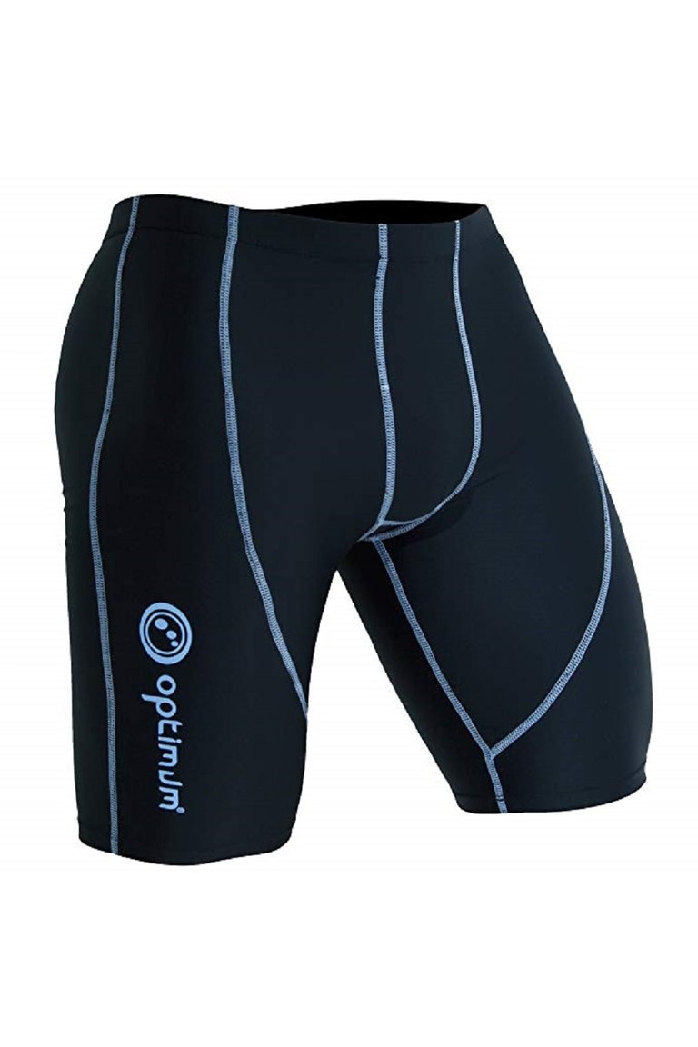 Mens Thinskins Base Layer Shorts - Black/White