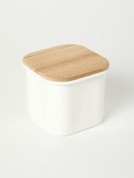 Tall Enamel Food Container