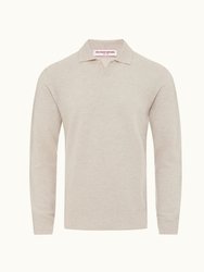 Bruno Cashmere Polo - Sea Mist