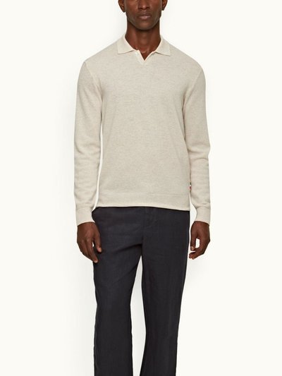 Orlebar Brown Bruno Cashmere Polo - Sea Mist product
