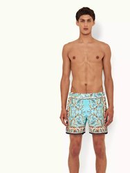 Bulldog Multicolour Paisley Mid-Length Swim Shorts - Multi Paisley