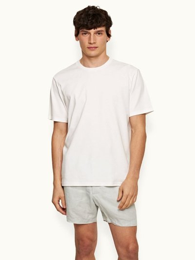 Orlebar Brown Cornell Linen Shorts White-Jade product