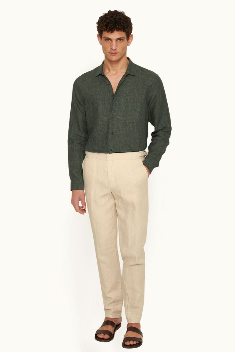 Griffon Linen Chai Pants - Chai