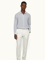 Griffon Linen White Pants - White