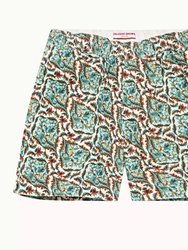 Louis Multi Paisley Relaxed Fit Corduroy Drawcord Shorts - Prairie Paisley