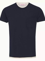 OB Classic Double-Layer Organic Cotton T-Shirt - Night Iris