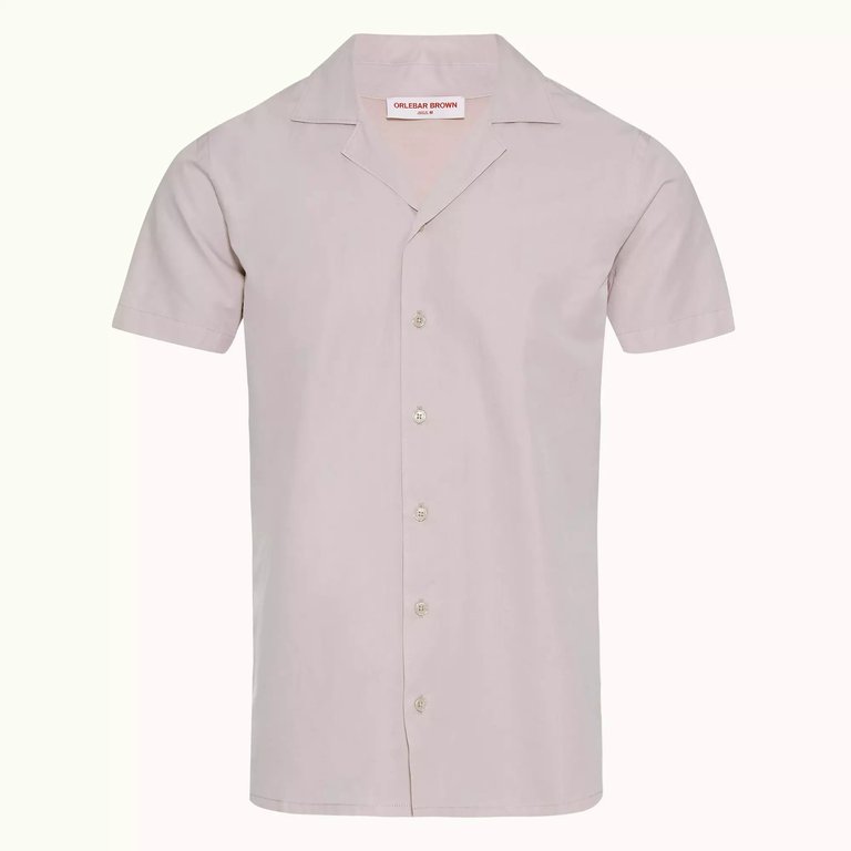 Travis Capri Collar Shirt - Conch Pink