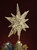 Gold Star Tree Topper Christmas Gold 3D Glitter Star Ornament Treetop Decoration for Large Tree