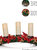 Ornativity Christmas Décor Candle Holder – Xmas Themed Candle Holder Centerpiece Decorations with Red and Gold Berries and Evergreens