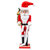 Ornativity Gift Santa Nutcracker –Nutcracker Santa in Traditional Attire with a Bag of Gold Wrapped Gifts Over His Shoulder and List of Names in Hand