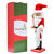 Ornativity Gift Santa Nutcracker –Nutcracker Santa in Traditional Attire with a Bag of Gold Wrapped Gifts Over His Shoulder and List of Names in Hand