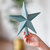 Ornativity Glitter Star Tree Topper - Christmas Tiffany Blue Decorative Holiday Bethlehem Star Ornament