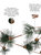 Pinecone and Needles Garland - Pine Needles and Pinecone Rustic Holiday Christmas Tree Natural Garland Decorations – 6 Ft