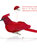 Red Cardinal Bird Clips - Christmas Holiday Red Birds Cardinal Tree Ornaments with Clips for Attachment - Pack of 2