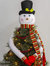 Snowman Christmas Tree Hugger - Xmas Holiday Tree Top Winter Snow Man Topper Ornament Decoration for Christmas Tree