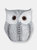 White Owl Statue Figurine - Animal Sculpture Home Decoration for Bedroom Living Room Kitchen Office Bathroom House Decor Figurines
