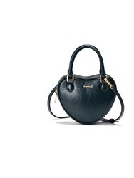 Heart Handbag - Black