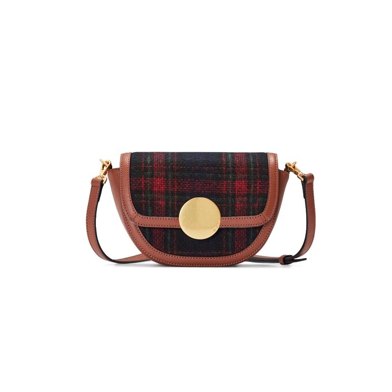 Lottie Check Crossbody Bag - Toffee Tan