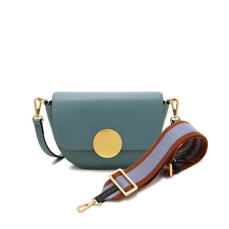 Lottie Saddle Crossbody Bag - Awesome Green