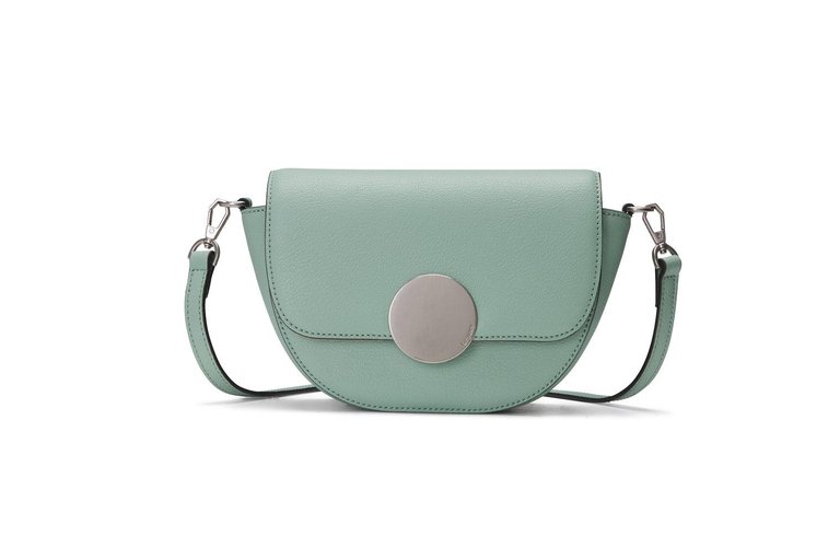 Lottie Saddle Crossbody Bag - Dusty Mint