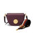 Lottie Saddle Crossbody Bag - Eggplant