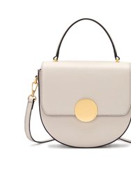 Lottie Saddle Tote - Cream