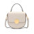 Lottie Saddle Tote - Cream