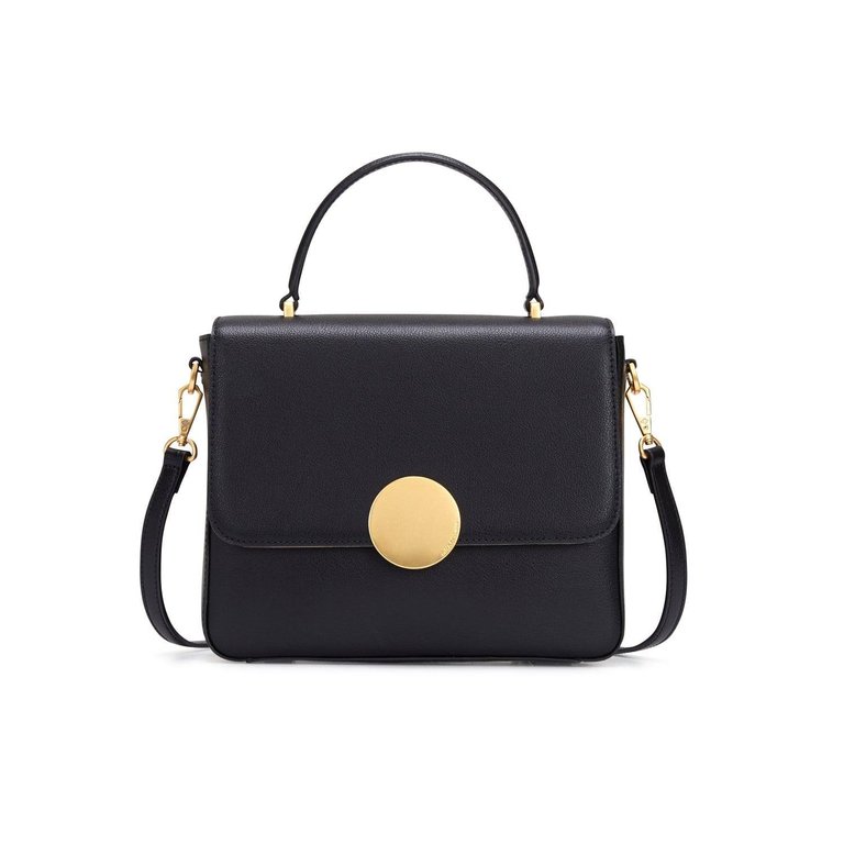 Lottie Square Tote - Black