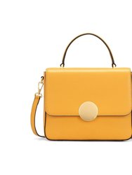 Lottie Square Tote - Shadow Yellow