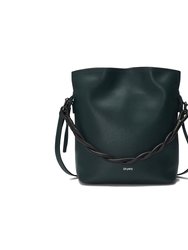 Madeleine Bucket Bag - Deep Green