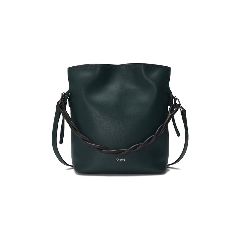 Madeleine Bucket Bag - Deep Green