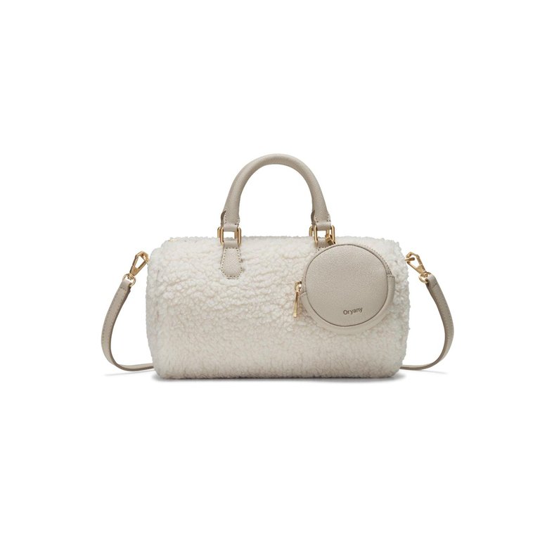 May Boucle Tote Handbag - Vanilla Cream