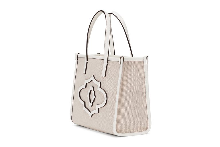 New Moroccan Canvas Small Tote Bag